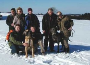 Unsere Doggenfreunde zu Besuch in Freistadt am 27.02.2001